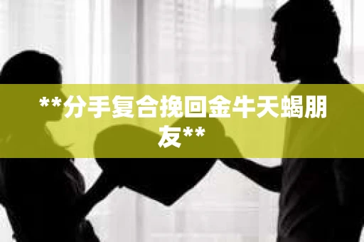 **分手复合挽回金牛天蝎朋友**