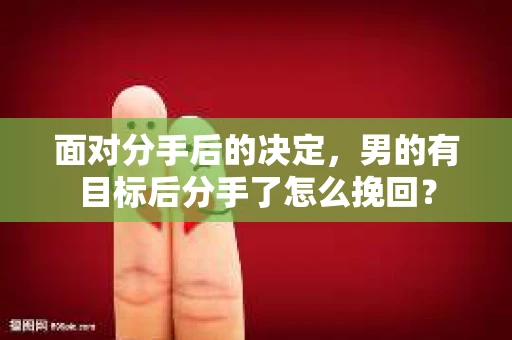 面对分手后的决定，男的有目标后分手了怎么挽回？
