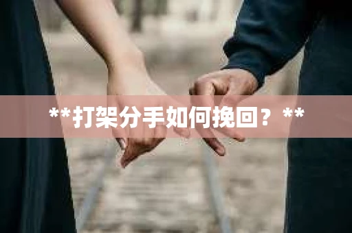 **打架分手如何挽回？**