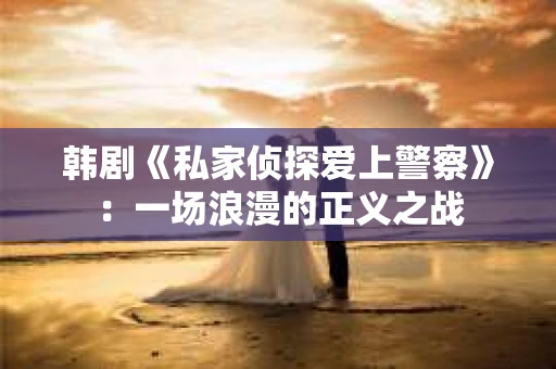 韩剧《私家侦探爱上警察》：一场浪漫的正义之战