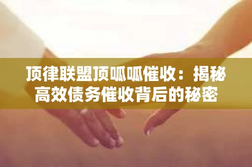 顶律联盟顶呱呱催收：揭秘高效债务催收背后的秘密
