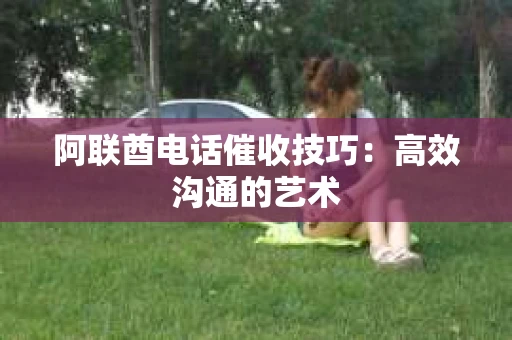 阿联酋电话催收技巧：高效沟通的艺术