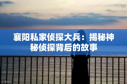 襄阳私家侦探大兵：揭秘神秘侦探背后的故事