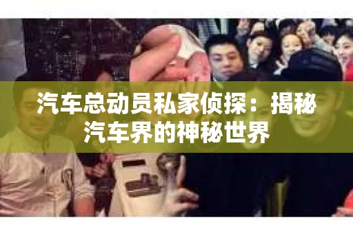 汽车总动员私家侦探：揭秘汽车界的神秘世界