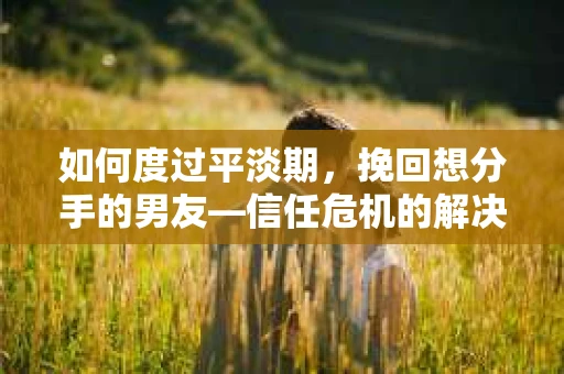 如何度过平淡期，挽回想分手的男友—信任危机的解决之道