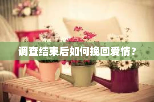 调查结束后如何挽回爱情？