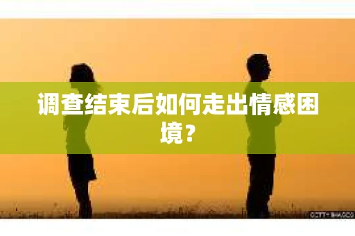 调查结束后如何走出情感困境？