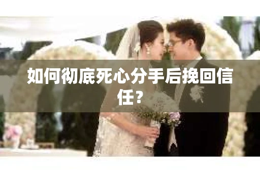 如何彻底死心分手后挽回信任？