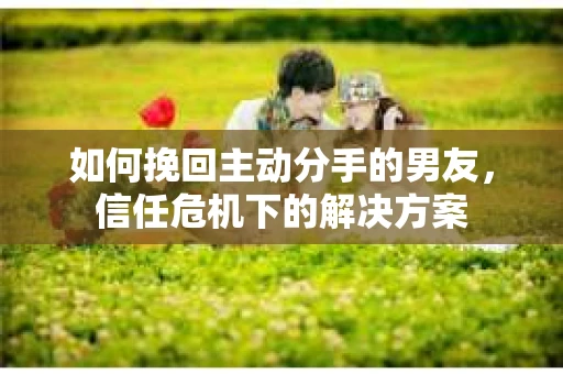 如何挽回主动分手的男友，信任危机下的解决方案