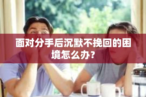 面对分手后沉默不挽回的困境怎么办？